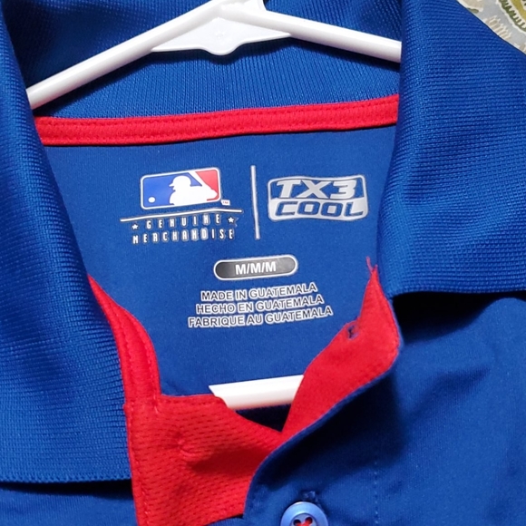 MLB Cubs "TX3 Cool" Polo Size Medium - Picture 2 of 2